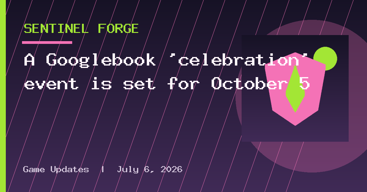 A Googlebook 'celebration' event is set for October 5