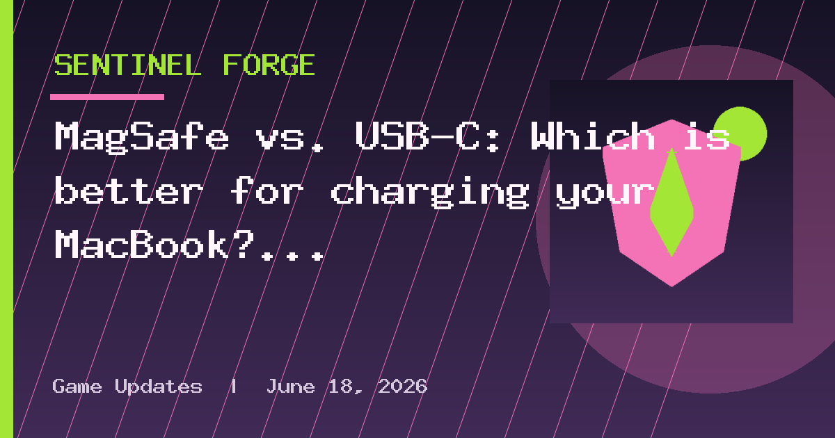MagSafe vs. USB-C: Which is better for charging your MacBook?