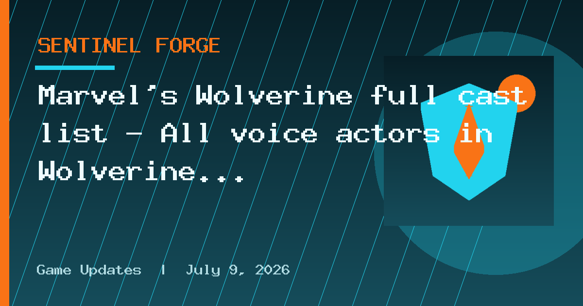 Marvel’s Wolverine full cast list – All voice actors in Wolverine