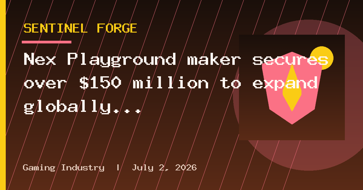 Nex Playground maker secures over $150 million to expand globally