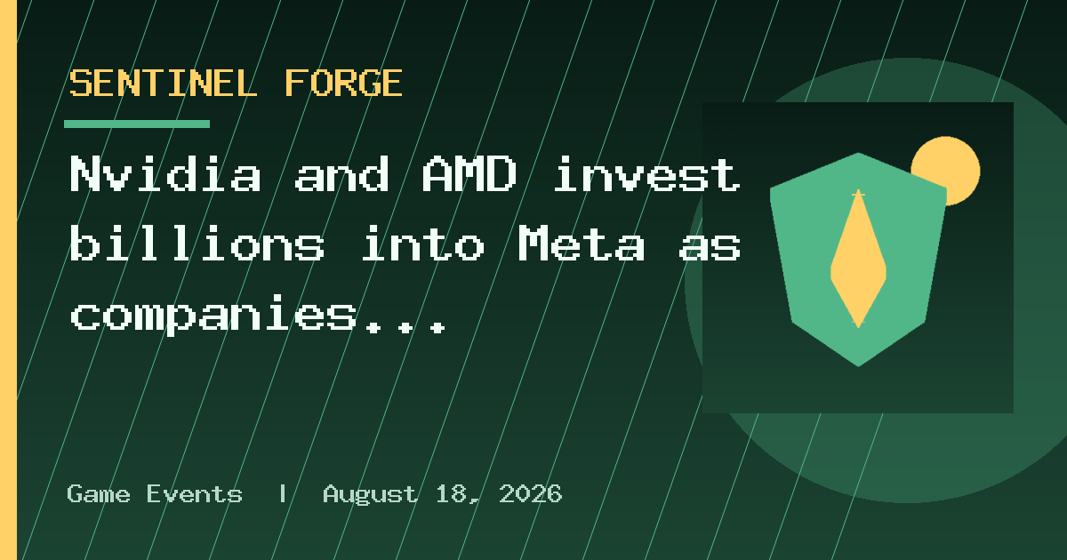 Nvidia and AMD invest billions into Meta as companies egg each other