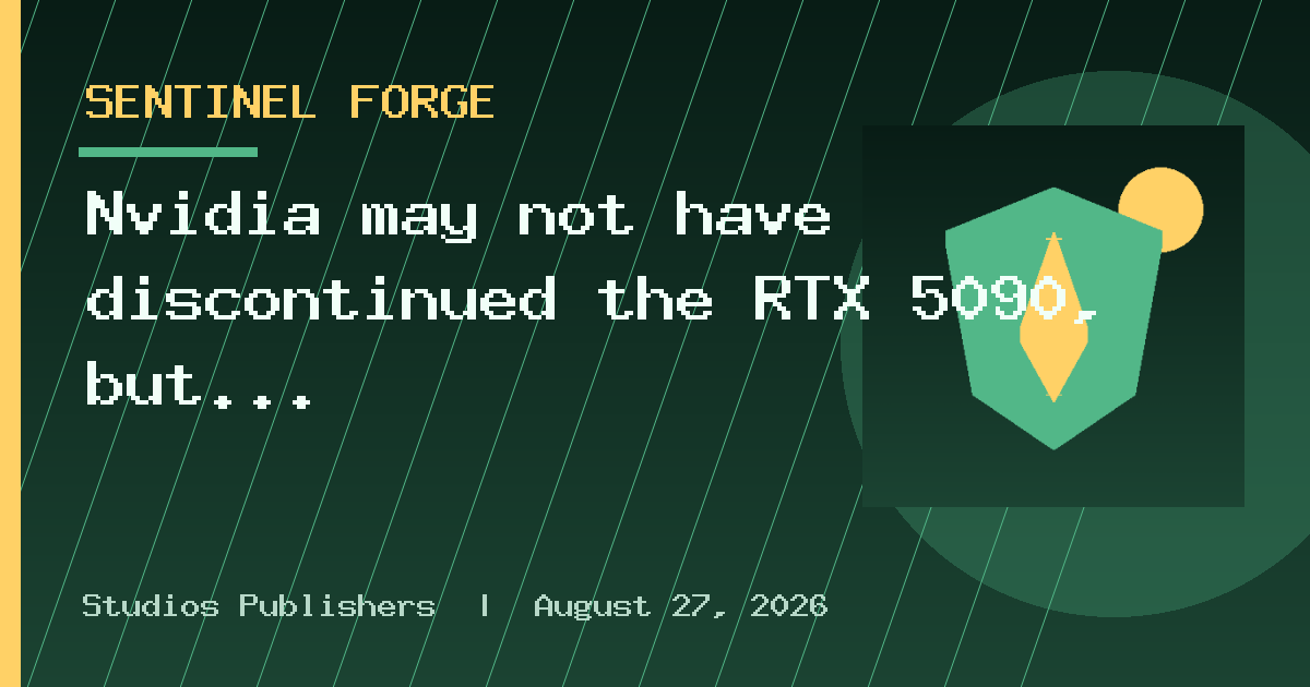 Nvidia may not have discontinued the RTX 5090, but one AIB partner says it