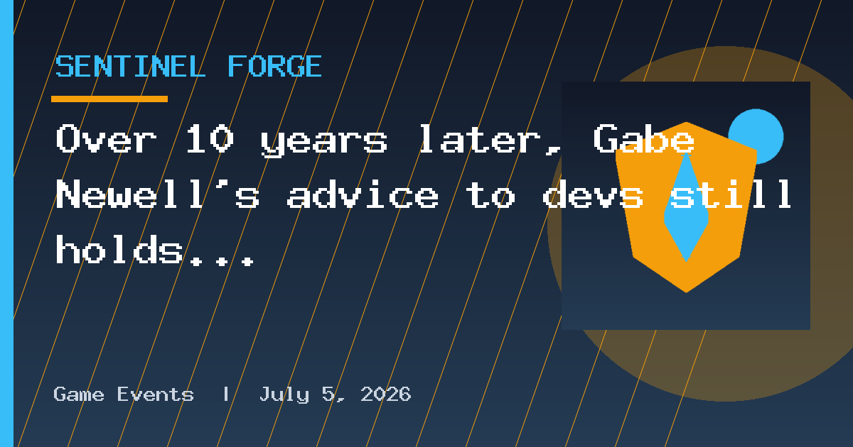 Over 10 years later, Gabe Newell's advice to devs still holds up