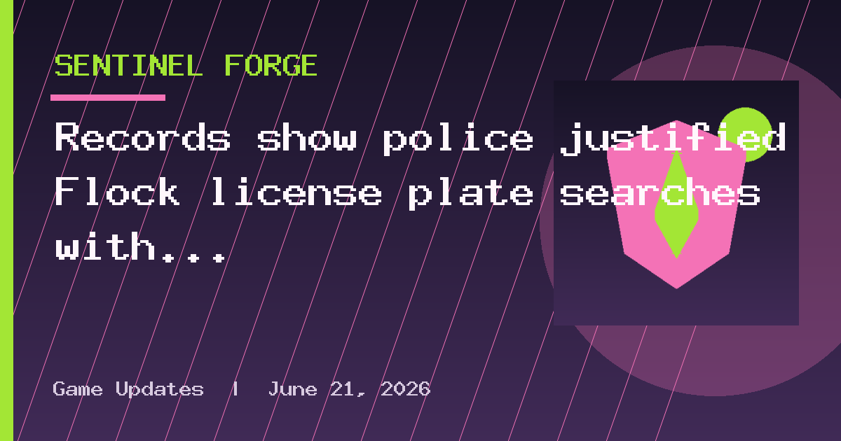 Records show police justified Flock license plate searches with answers like