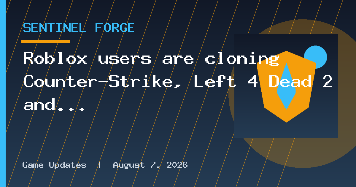 Roblox users are cloning Counter-Strike, Left 4 Dead 2 and PS4 games for free