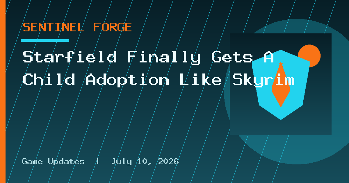 Starfield Finally Gets A Child Adoption Like Skyrim