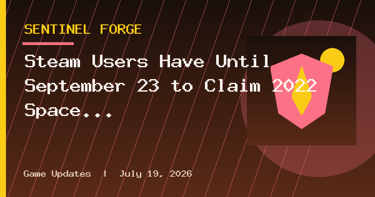 Steam Users Have Until September 23 to Claim 2022 Space RTS Game Completely Free