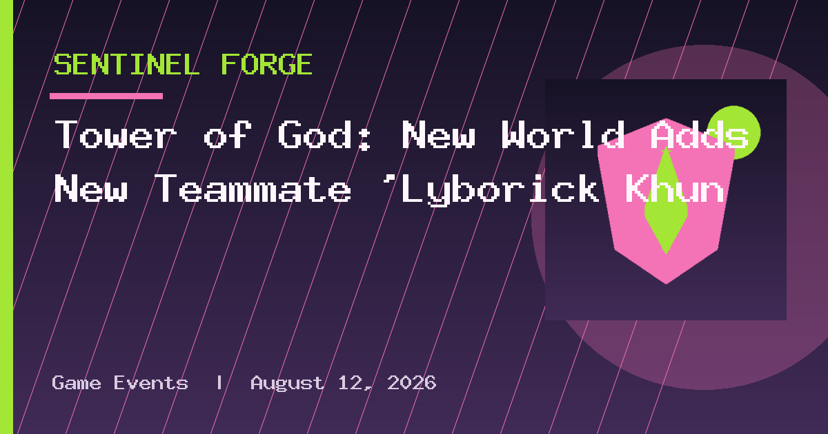 Tower of God: New World Adds New Teammate 'Lyborick Khun