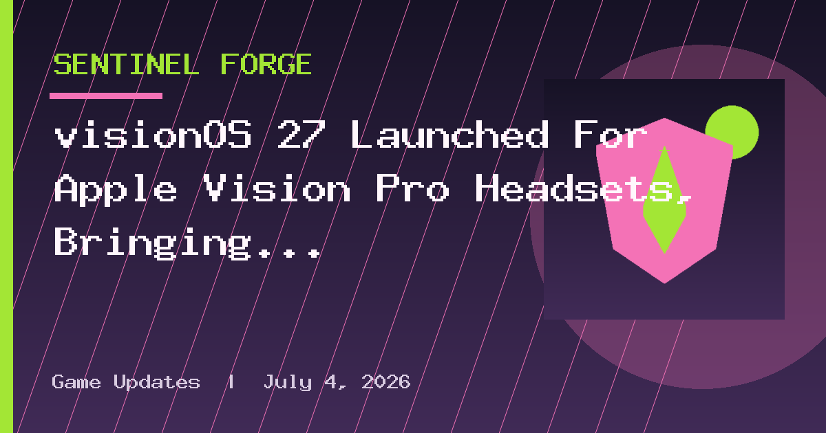visionOS 27 Launched For Apple Vision Pro Headsets, Bringing Siri AI & More