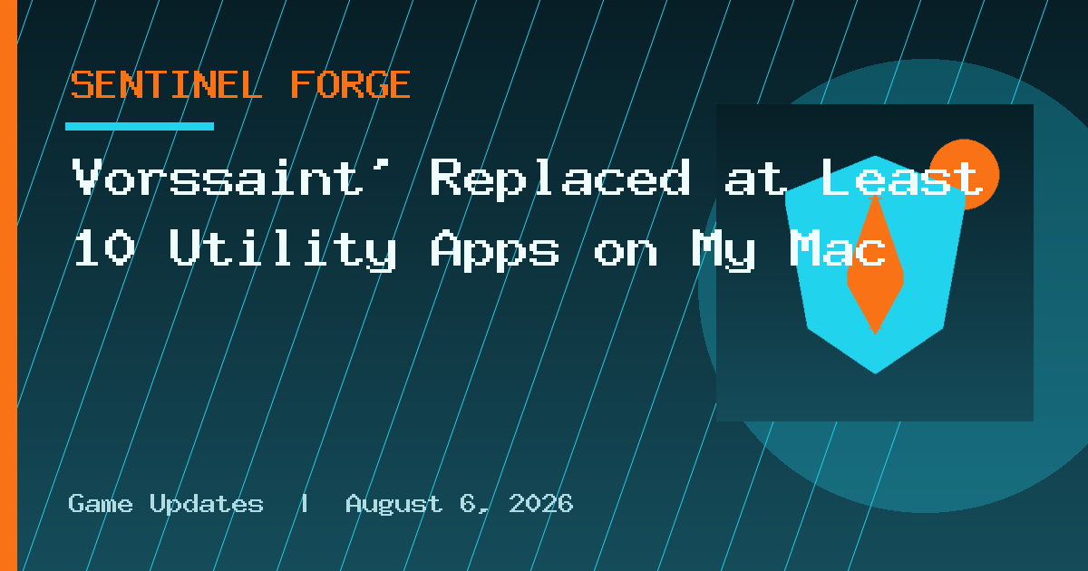 Vorssaint' Replaced at Least 10 Utility Apps on My Mac