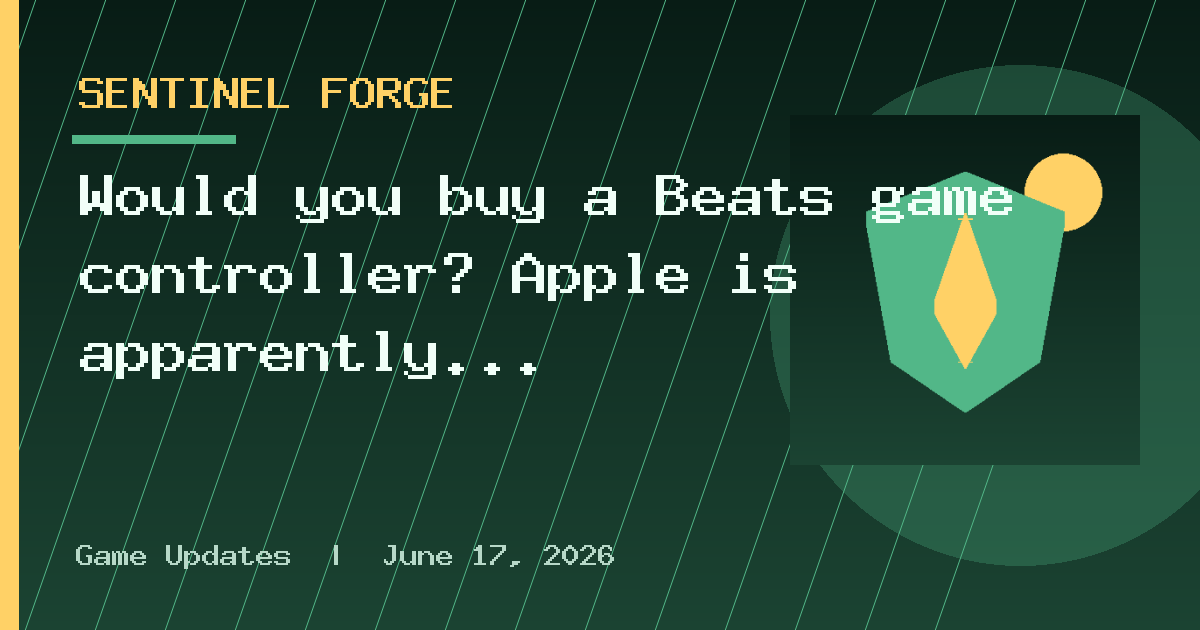 Would you buy a Beats game controller? Apple is apparently working on its own
